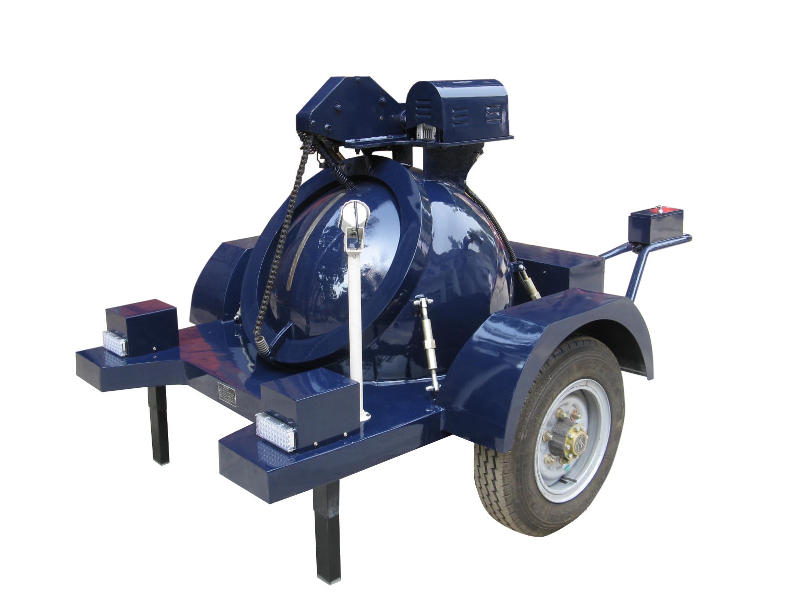 拖车式防爆球斜口式